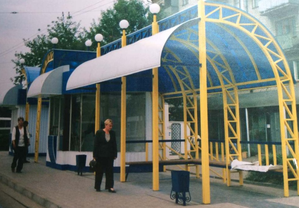  Павильон из металла (остановка)